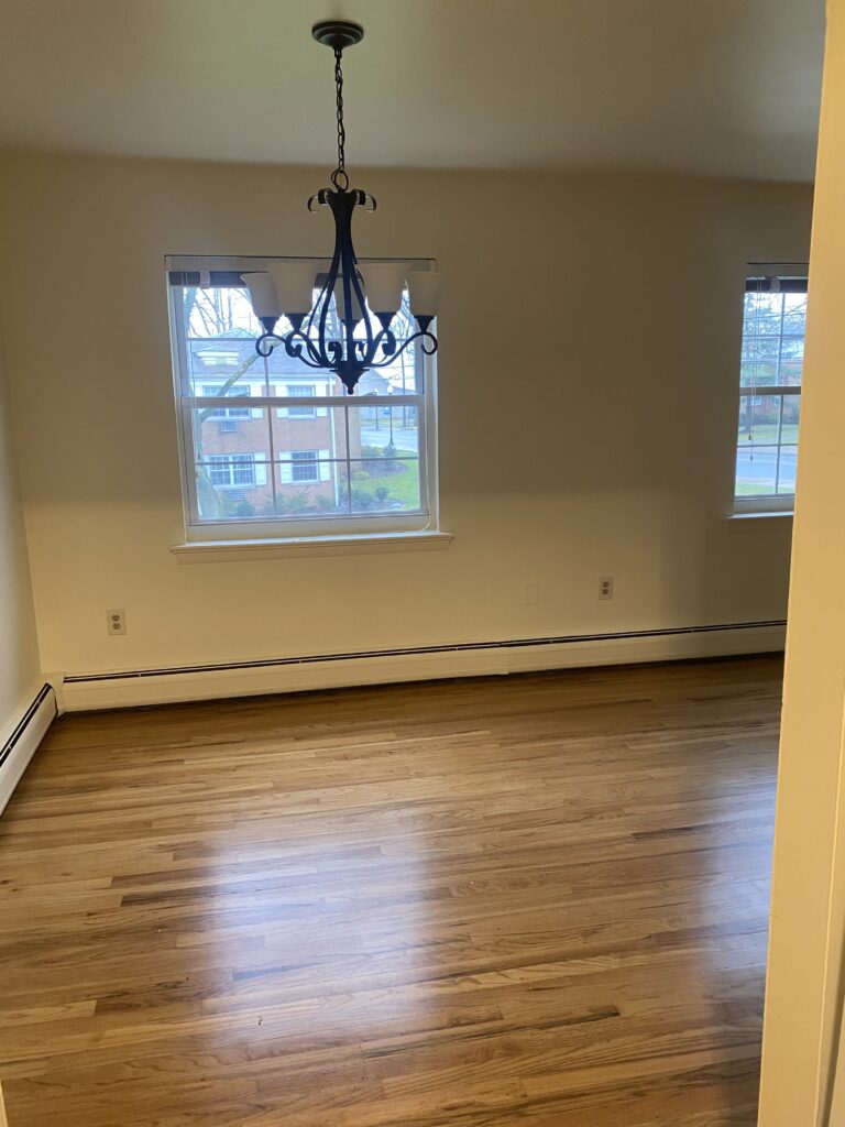 Dining Room with Chandelier